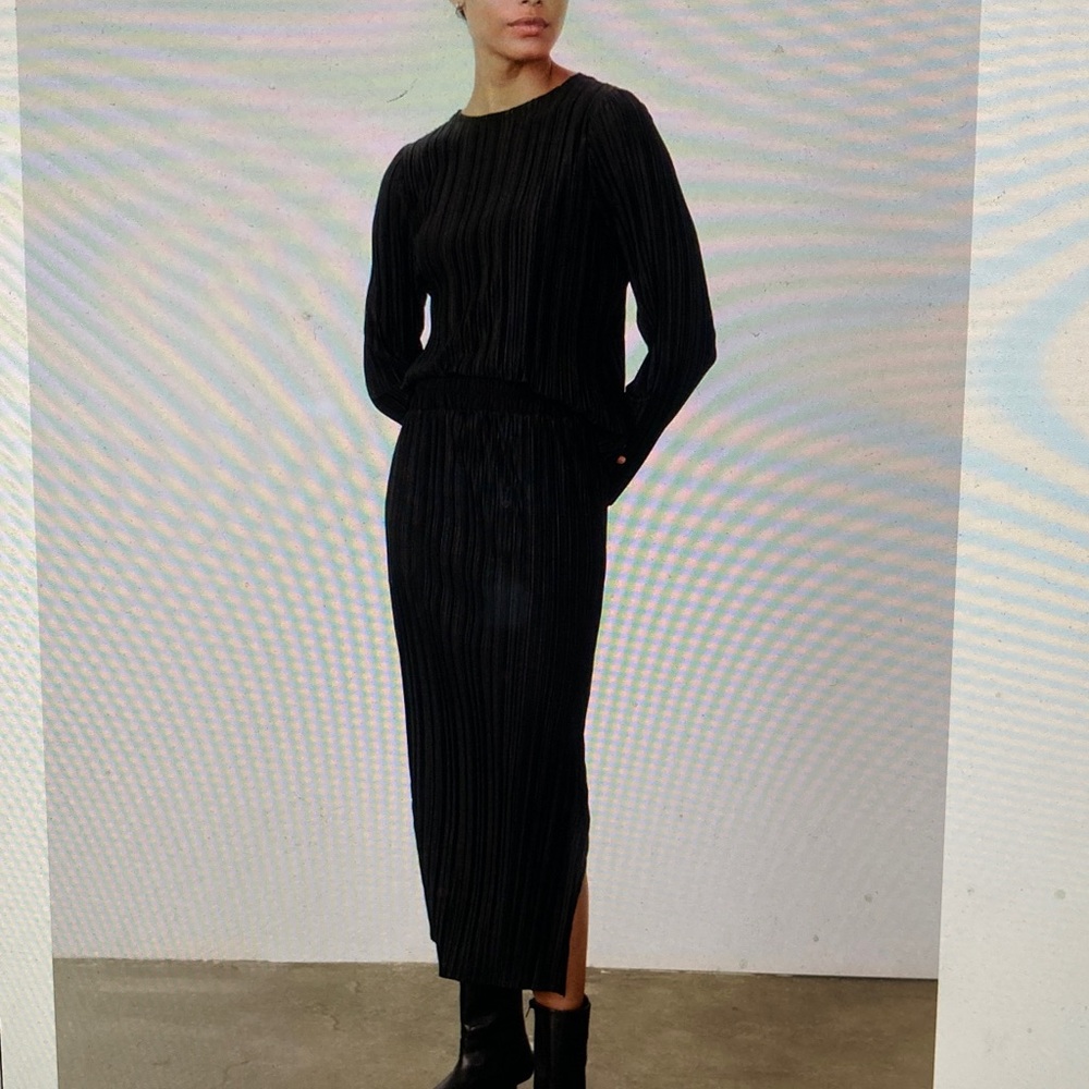 Ruti Relaxed Pleated Skirt - Picture 3 of 8